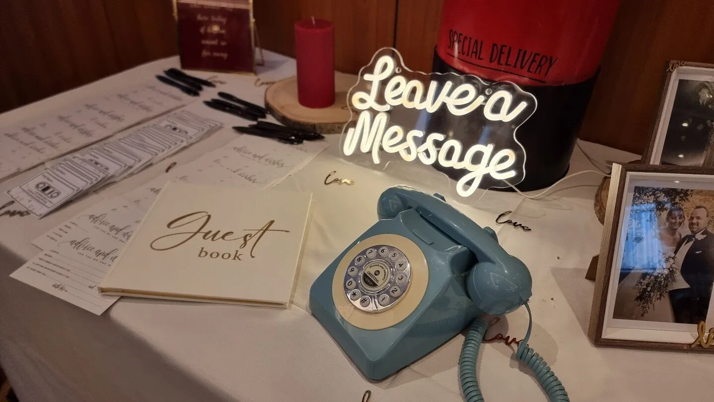 Audio Guest Books hire - CandidCamera